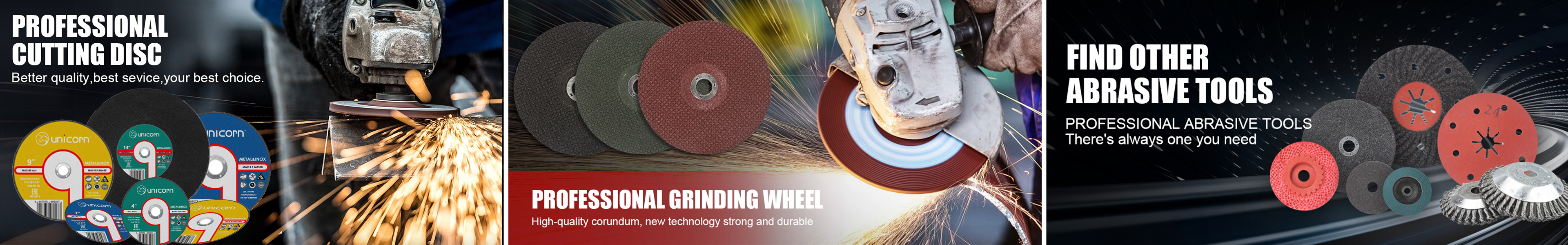 Cutting Disc  -  Grinding Wheel  -  Flap Wheel  -  Cup Brush